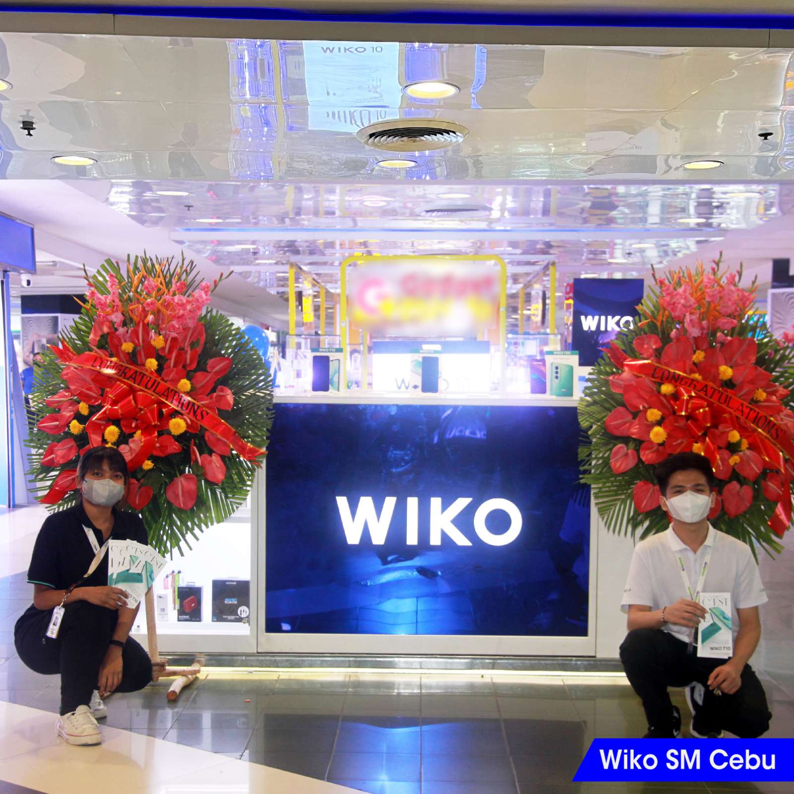 WIKO lands its first Experience Kiosk in SM City Bacolod and its 2nd in SM City Cebu (Official)
